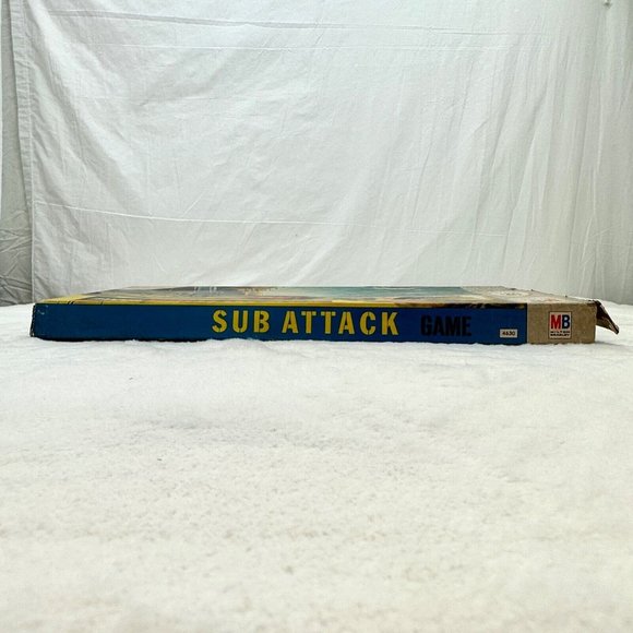 Vintage 1965 Sub Attack Board Game Milton Bradley 100% Complete - Picture 4 of 9